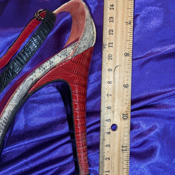 Calvin Klein snakeskin heels - Picture 9 of 10